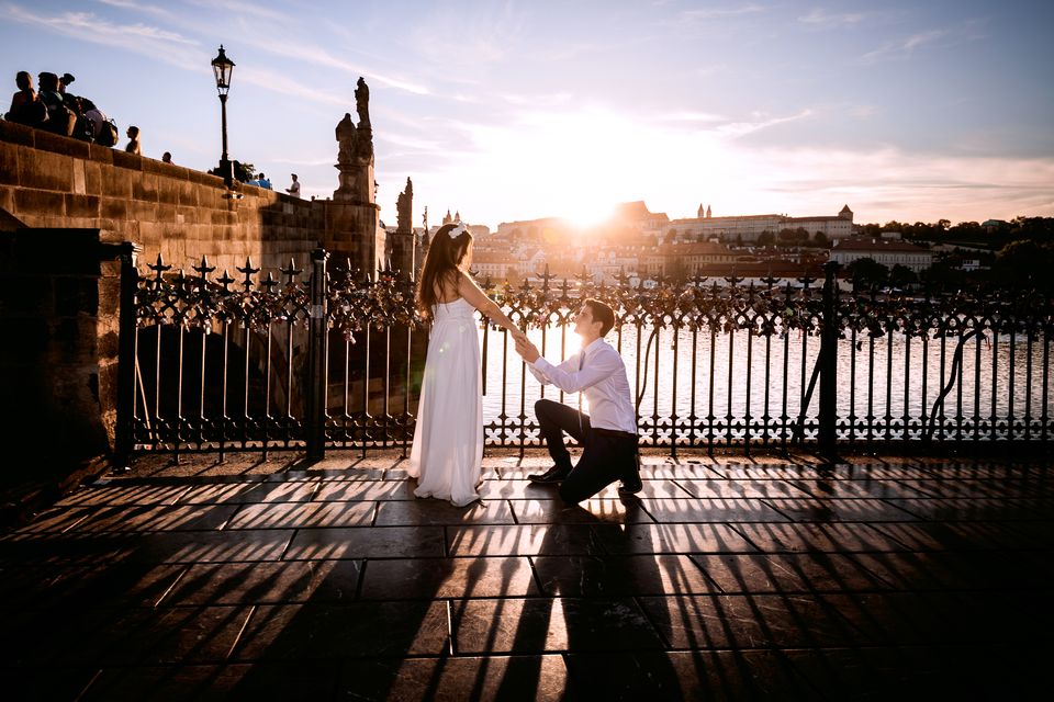 Engagement and Prewedding Photos Prague