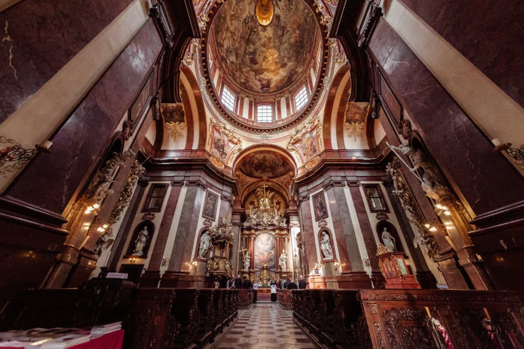 Fotografování křtin v kostele sv. Františka z Assisi