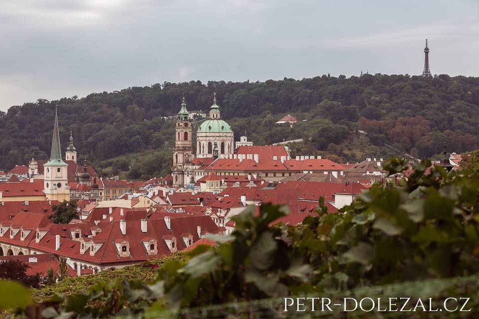 View over Prague from Villa Richter