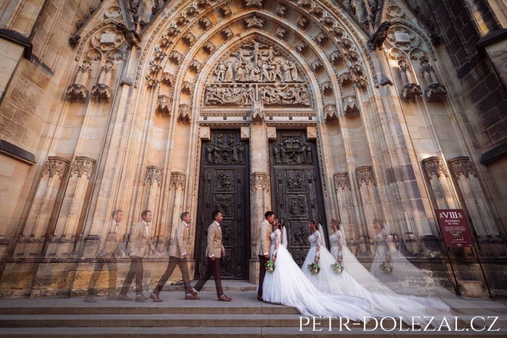Pre Wedding photo from Prague St. Vitus cathedral