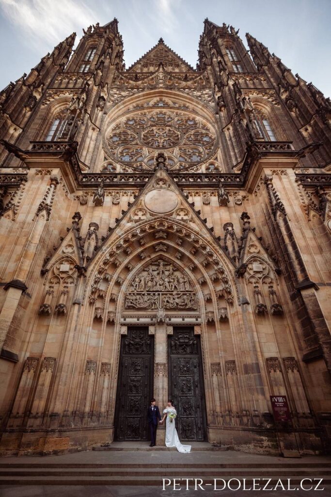 Pre Wedding photo from Prague St. Vitus cathedral