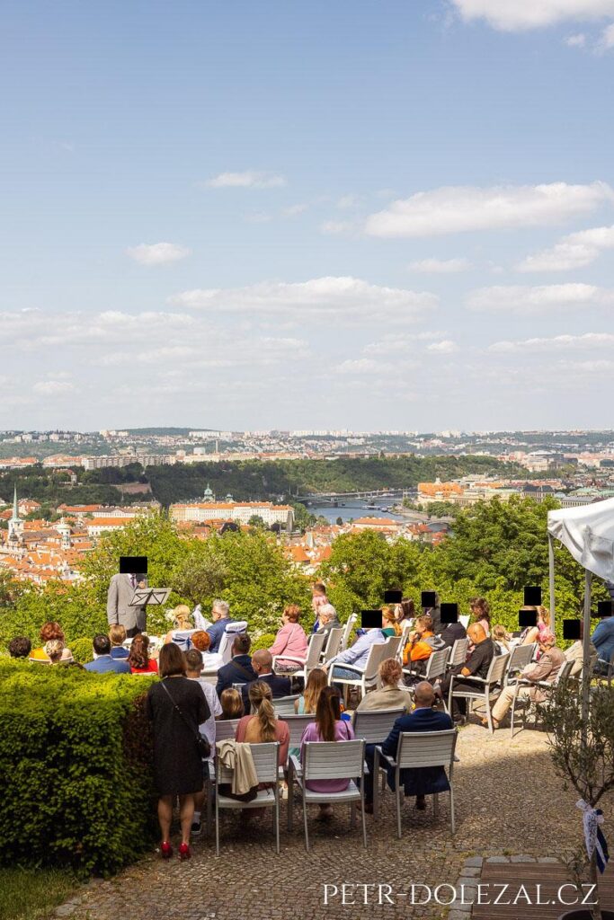 Svatba v restauraci Nebozízek, Praha