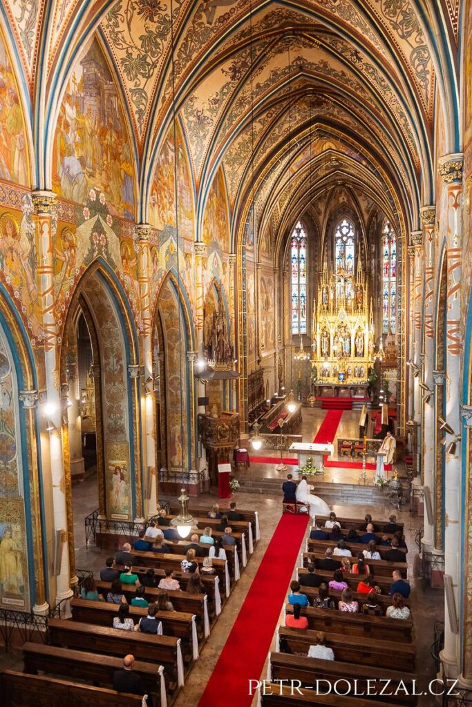 Svatba v bazilice sv. Petra a Pavla na Vyšehradě