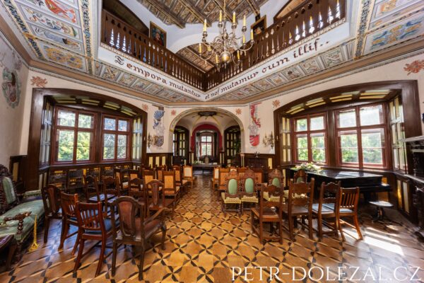 zámecký sál na zámku Radim