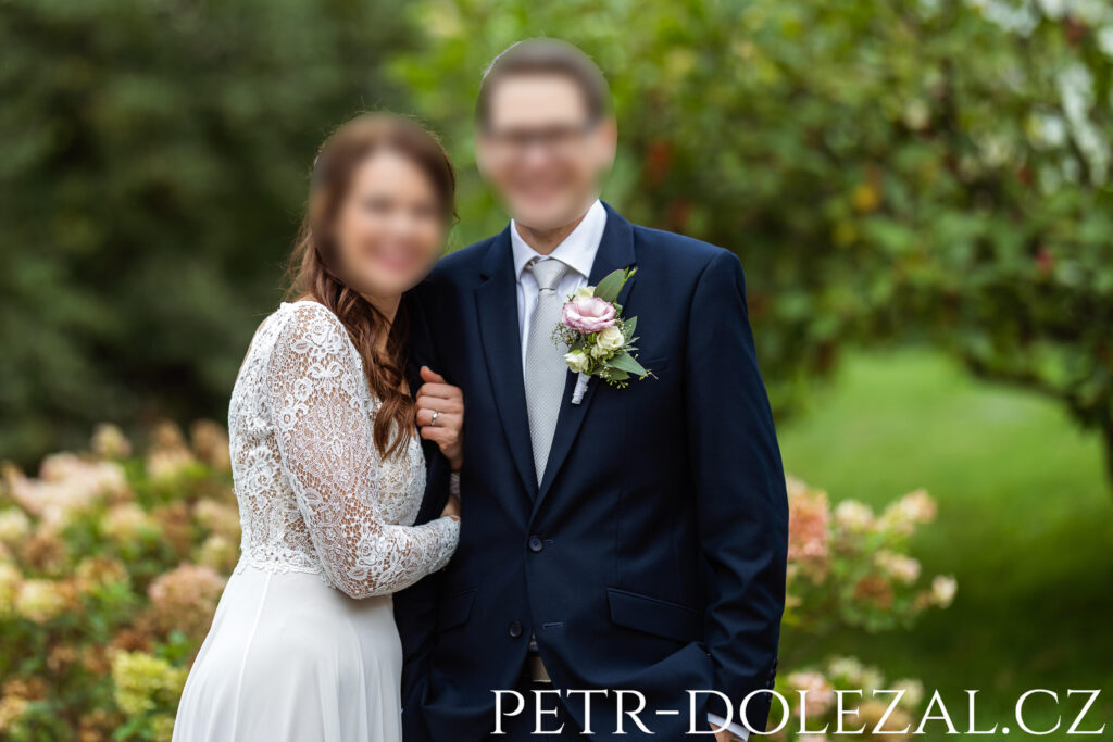 Portrét nevěsty a ženicha